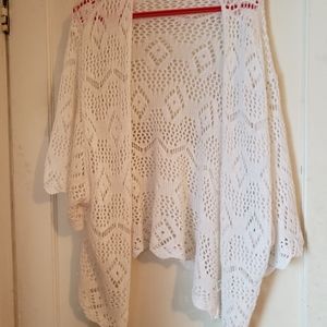 Bluenotes white knit cardigan